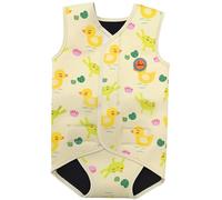 Swimbubs Serviette de Bain Bébé Combinaison Bébé Combinaison Garçons Combinaison Chaude Filles UV UPF50 Maillot de Bain (6-18 Mois, Canard Jaune)