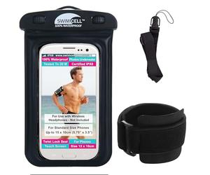 SwimCell Brassard Etanche Natation Téléphone - Jusqu'à 15 cm - Standard