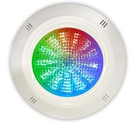 SWIMHOME Spot LED de surface pour piscine RGB 35 W 12 V AC avec croisillon 4 vis Synchronisation par contrôleur externe Installation sans vider l'eau de la piscine