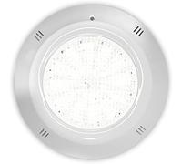 SWIMHOME Spot LED piscine surface 18 W lumière blanche froide (6000 K) - Étanche avec renfort en résine époxy, installation facile avec croisillon standard (Ø29 cm) 12 V AC - Idéal pour remplacement