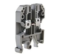 SWIMHOME Tosun Bloc de bornes borne de passage rail DIN 4 mm Multiprise électrique pour tableau de distribution Gris