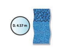 Liner boulder forme ronde d.4.57m pour piscine hors sol - SWIMLINE - li1548sbo