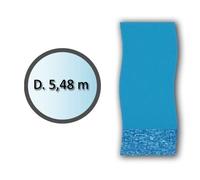 Liner Overlap Ø 5.48 SWIRL Bottom Blue Wa LI1848SB - Swimline