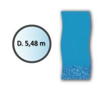 swimline - liner swirl forme ronde d.5.48m pour piscine hors sol li1848sb