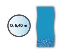 swimline liner swirl forme ronde d.6.40m pour piscine hors sol li2148sb