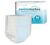 Swimmates Lot de 20 sous-vêtements de bain pour adulte avec coutures latérales détachables, unisexe, jetables, taille M (tour de taille 86,4 à 121,9 cm), lot de 20