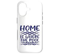 Swimmer Humour Home I Where The Pool is Swimming Coque pour iPhone 17