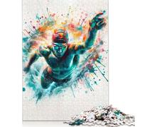 Swimmer in Motion Puzzle 1000 Pièces Educa Jouet en Bois Divertissement Créatif De l'art De La Décoration Jeu Éducatif Challenge Toy pour Adultes Et Enfants À Partir De 12 Ans 1000pcs (40x28cm)
