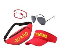 Swimmer Swimmer Halloween Costume-LifeGuard Costume, cool WafeGuard Accessoires Set | Accessoires de costume de saut, accessoires de costumes de , poche de soleil, lunettes de soleil