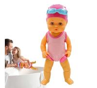 Swimming Doll | Electric Floating Toy | Realistic Backstroke Infant Doll For Bath, Bathroom Play, PP & ABS Cloth Construction, Bath Toy For Kids | Emballage aléatoire