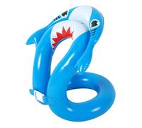 Swimming Floats, Inflatable Toddler Swim Float Vest & Shark Swimming Ring Floaties with Adjustable Safety Buckle, Perfect for Boys Girls at River, Beach, Lake, Pool Games,
