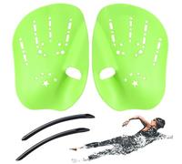 Swimming Hand Paddles, Lap Training Gear, Ergonomic Swim Resistance, Pool Workout Equipment Professional Trainer Water Fitness Aid Shoulder Strength Adult Youth 8.27x5.91x1.57 inches