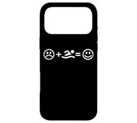 Swimming Makes Happy Entraîneur de Natation Amusant Équipe de nageurs Coque pour iPhone 17 Pro Max