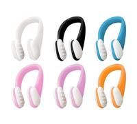 Swimming Nose Clip, Silicone Swim Sniffer Plug Set of 6, 1.77x0.79x1.38 Inch Comfortable & Travel Friendly, Water Sports Protector for Adults, Kids Aged 7+, Women, Freediving, Surfing and Competition