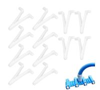 Swimming Pool Butterfly Clip - Pool Butterfly Clip | Universal Pools Pole Net Clipss For Cleaning Pools Walls | V-Clips F0r Skimmer Net, Spa Brush | Spring V Clips For Swimming Poolls And Water Park