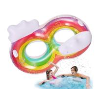 Swimming Rings for Adults - Offer Ample SpaceMultifunctional Pool Rainbow