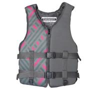 Swimming Vests for Adults, High Buoyancy Portable Swimming Vest with Adjustable Safety Strap, Breathable Floatation Swimming Vest for Boating Fishing Surfing Water Sports Men Women(Grey,XXL)