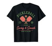 Swing and Smash Court Calling, Joueur Amusant de Pickleball T-Shirt
