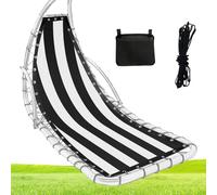 Swing Chair Tissu de rechange - Accessoires de fixation Chaise Fix - Housse de siège de rechange pour chaise longue - Convient pour pelouse, terre, extérieur, terrasse, camping, jardin