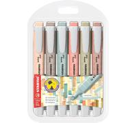 Swing Cool Naturecolors Highlighter Pack Of 6 Pastel Highlighters Nature Colours[H2]