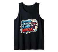 Swing Hang Jump Ninja Boys Kids Play Playground Training Débardeur