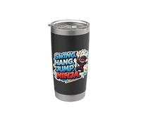 Swing Hang Jump Ninja Boys Kids Play Playground Training Gobelet isotherme en acier inoxydable double paroi