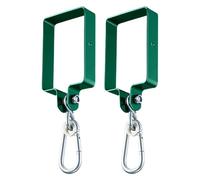 Swing Hooks Heavy Duty Lot de 2 quincailleries en Acier avec Extension rotative, Accessoires de Support de carabineurs imperméables pour Parc d'