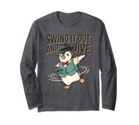 Swing It Out and Jive Lover Vibes Dancing Penguin Dance Club Manche Longue