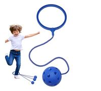 Swing Jump Ball - Jouet d'extérieur pour, Anneau de Jeu d'exercice coloré, Balle de Jeu en Caoutchouc Souple | Jouet de Fitness Actif pour Les Voyages en Famille, Le Camping, Les Jeux de Parc,