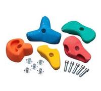 Swing King poignées d'escalade 12 cm composite 5 pièces multicolores Multicolore G