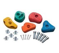 Swing King poignées d'escalade 8 cm composite 5 pièces multicolores Multicolore G