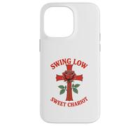 Swing Low Sweet Chariot Croix et Rose Coque pour iPhone 14 Pro Max