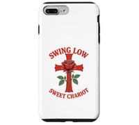 Swing Low Sweet Chariot Croix et Rose Coque pour iPhone 7 Plus/8 Plus