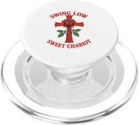 Swing Low Sweet Chariot Croix et Rose PopSockets PopGrip pour MagSafe