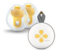 Swing Maxi™ - Tire-lait Électrique Double Hands-free - Compact, Mains Libres, Léger, Ultra-Confortable, Connecté à l’Appli Medela Family - Collecteurs Anatomiques Inclus Transparent
