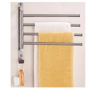 Swing Out Bar Bar en Laiton brossé, Porte-Serviette pour Salle de Bain ou Cuisine, Porte-Serviette de Serviette Serviette de Serviette Pliante Habillement pivotant Baux de Salle de Bain Organisateur