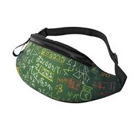 Swing Panda Sac banane pour homme et femme, sac à bandoulière réglable, adapté pour les voyages, la randonnée, la course à pied, Question de mathématiques., Taille unique