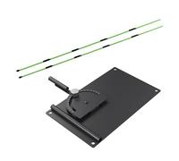 Swing Plane Trainer, Golf Alignment Sticks, Adjustable Metal with 180 Degree Range, Aiming Putting with Easy Setup, 9.06x5.71inches Athletic Gear, Training Tool for Golfer Indoor Outdoor Practice