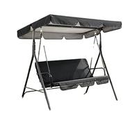 Swing Replacement Canopy - 210D High Density Oxford Cloth 164x114x15cm Waterproof Sun Shade Cover with Windproof Dustproof Design | Garden Swing Seat Canopy Replacement