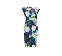 SWING Robe fourreau marine / vert / blanc, Taille 36