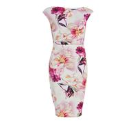 SWING Robe de cocktail écru / orange / rose / rose foncé, Taille 42