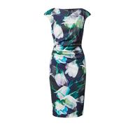 SWING Robe fourreau marine / vert / blanc, Taille 38