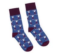 Swing Shot Strike Chaussettes de golf - Cadeau de golf amusant pour homme - 1 paire, bleu, taille 40-45 - Chaussettes de golf fantaisie amusantes