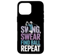 Swing Swear Find Dad Golf Best Dad Par Funny Par Golfing Coque pour iPhone 16 Pro Max