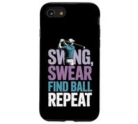 Swing Swear Find Dad Golf Best Dad Par Funny Par Golfing Coque pour iPhone SE (2020) / 7 / 8