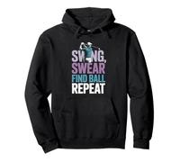Swing Swear Find Dad Golf Best Dad Par Funny Par Golfing Sweat à Capuche