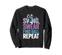 Swing Swear Find Dad Golf Best Dad Par Funny Par Golfing Sweatshirt