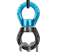 Swing Swivel Rotation, Hammock Spinner Device, 360 Degree Heavy Duty Carabiner Hook Adapter, Stainless Steel Bearing Swivel Unit, Playground Hanging Hardware Safety Design, for Tree Porch Indoor Use
