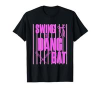Swing The Dang Bat Rose Baseball Mom T-Shirt