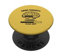 Swing Thoughts Loading Breakfast Ball Right Club PopSockets PopGrip Adhésif
